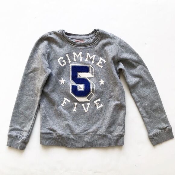 Joe Fresh gray gimme 5 sweatshirt GUC LG(10-12Y) - Picture 1 of 2